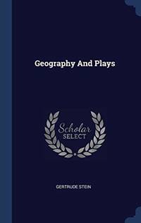 cover of Geography and Plays
