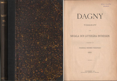 DAGNY. Tidskrift för sociala och litterära…