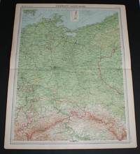 image of Map of "Germany - Eastern Section" from 1920 Times Atlas (Plate 41) including Berlin, Magdeburg, Leipzip, Dresden, Chemnitz, Halle, Breslau, Posen, Stettin, Stralsund, Gorlitz, Liegnitz, Dessau, etc