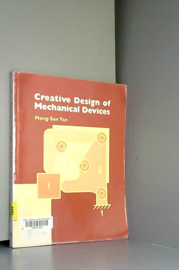 Creative Design of Mechanical Devices by HongSen Yan Paperback