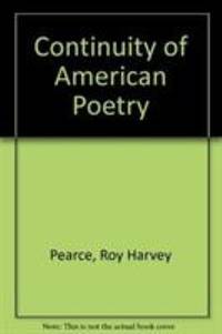 cover of The Continuity of American Poetry