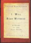 I Will Bear Witness