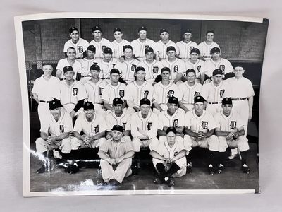 1940 Detroit Tigers American League Champions Type 1 Photograph