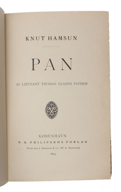 Pan. Af Løjtnant Thomas Glahns Papirer.  - [THE GOSPEL OF NEO-ROMANTICISM] (photo 3)
