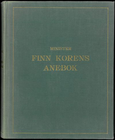 Minister Finn Korens anebok.