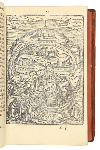 Lucubrationes, ab innumeris mendis repurgatae. Utopiae libri II. Progymnasmata. Epigrammata. Ex Lucinao conversa quaedam. Declamatio Lucianicae respondens. Epistolae. Quibus additae sunt duae aliorum Epistolae, de vita, moribus & morte Mori