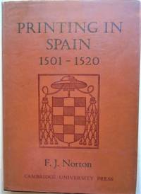 cover of Printing in Spain 1501 - 1520.