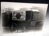 Photograph of Crane's Ice Cream Horse-drawn Wagon (circa. 1930)