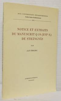 Notice et extraits du manuscrit Q 19 (XVI S.) de…