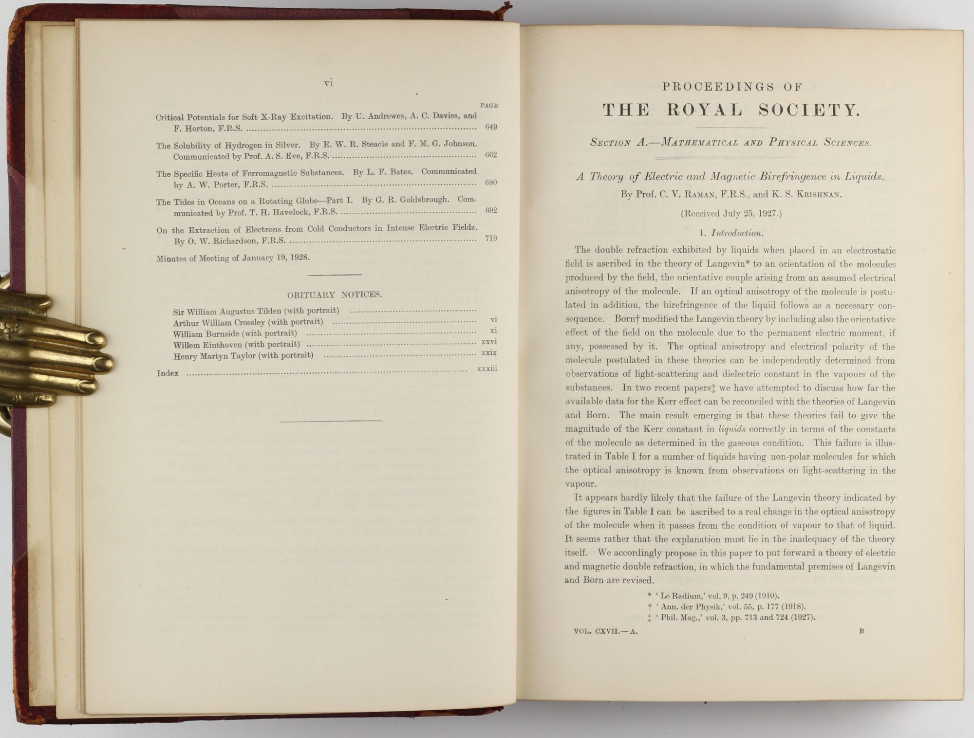 BIBLIO | The Quantum Theory of the Electron. In: Proceedings of the