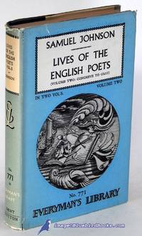 Lives of the English Poets, Volume Two only (of two)   (Everyman&#039;s Library  #771) by JOHNSON, Samuel - 1961