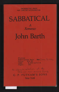 Sabbatical: A Romance by Barth, John - 1981