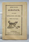 Little Frank's Almanack, to Show Little Boys and Girls Their Play Days.