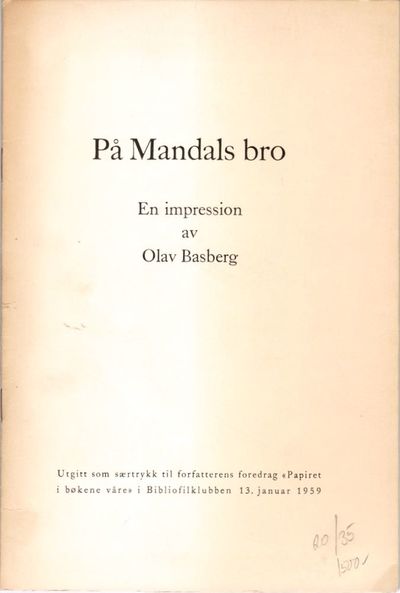 På Mandals bro. En impression av … (photo 2)