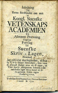 Inledning til rætte fœrstândet om mit av kongl.…