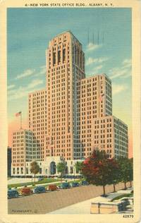 New York State Office Building, Albany New York 1941 used Postcard