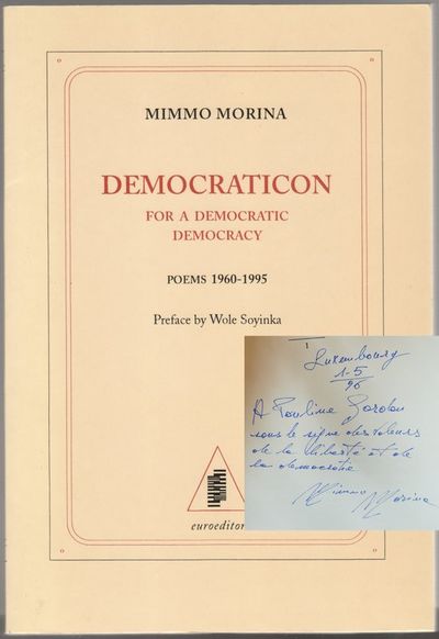 DEMOCRATICON: For A Democratic Democracy, Poems 1960-1995