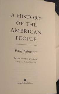image of A HISTORY OF THE AMERICAN PEOPLE
