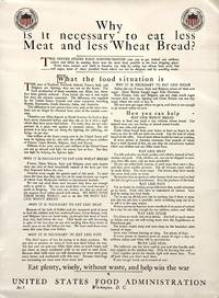 Why is it necessary to eat less Meat and less Wheat Bread
