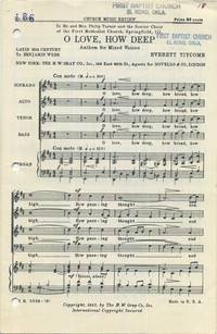 O Love, How Deep SATB Sheet Music with Organ Accompaniment