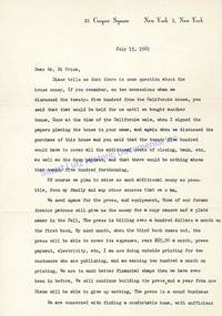 Two Letters From Alan Marlowe To His Father-In-Law About Getting A Loan To Purchase A House: We Lost The Only House That Gave Us A Sense Of Possibility Of Living Here.  You Deserted Us