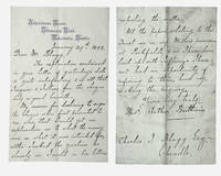 Autograph letter signed by Vera Brittain's father, Thomas Arthur Brittain (1848-1935)