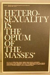 cover of Heterosexuality Is the Opium of the Masses (Fanzine 1, Rohstoff).