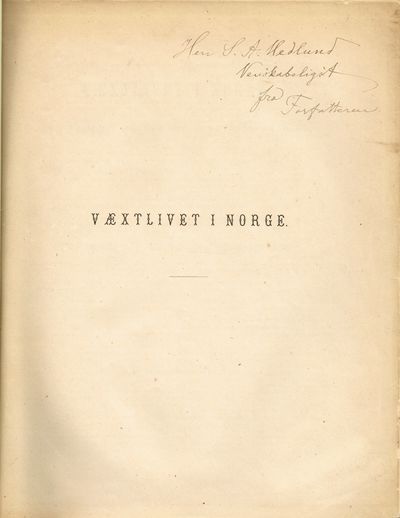 Væxtlivet i Norge med særlig Hensyn til…