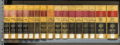 United States Patents Quarterly 1st Cum. Dig. Vols. 52 to 211 in 16 bk