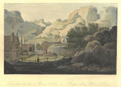 A view between the Islands of Heliesund &…