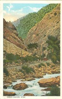 Ogden Canyon, Utah 1920s unused Postcard