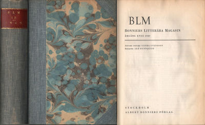 BONNIERS LITTERÄRA MAGASIN (BLM) 1949.