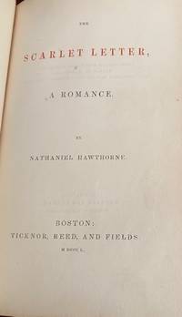 image of The Scarlet Letter. A Romance.
