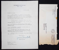 Typed letter, signed by James Forrestal, Secretary of the Navy, to Kenneth Lee Mohler