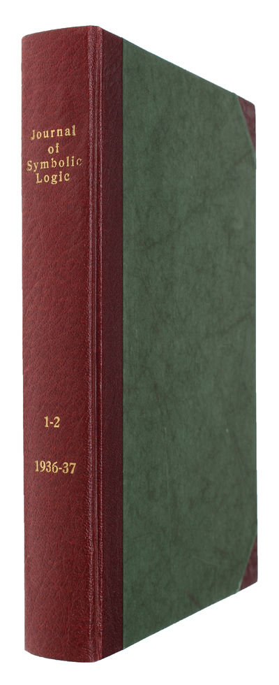 [Church:] A note on the Entscheidungsproblem (+) Correction to A note on the Entscheidungsproblem (+) Review of "A. M. Turing. On Computable numbers, with an application to the Entscheidungsproblem" (+) [Post:] Finite combinatory processes-formulation... - [LANDMARK VOLUME IN THE HISTORY OF LOGIC] (photo 2)