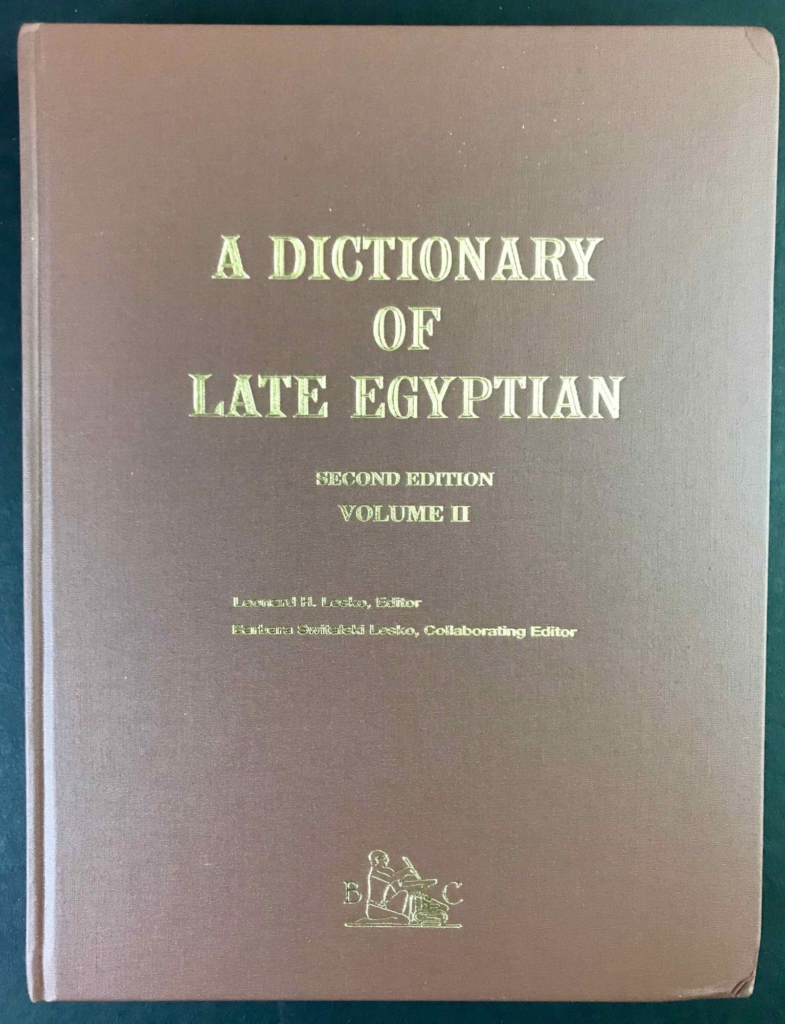 A Dictionary of Late Egyptianヒエログリフ辞書 2冊 A Dictionary of Late Egyptian. Vol. I & II (2nd edition, complete