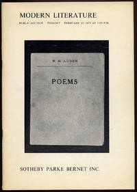 (Exhibition catalog): Modern Literature: Exhibition, February, 1973