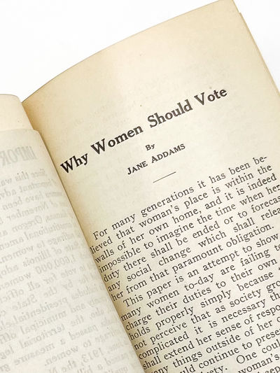 WOMAN SUFFRAGE: Arguments and Results