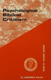 Psychological Biblical Criticism (Guides to Biblical Scholarship Old Testament Series) (Old...