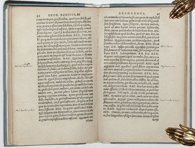 Bermannus, sive de re metallica. Ab accurata autoris recognitione & emendatione nunc primum editus. Cum nomenclatura rerum metallicarum