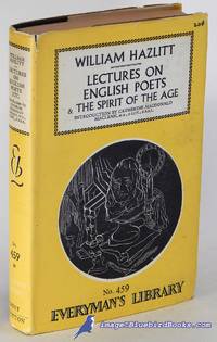 image of Lectures on English Poets -and- The Spirit of the Age (Everyman's Library #459)