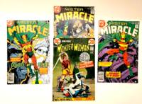 DC COMICS BRONZE AGE MISTER MIRACLE #22,23,24 & WONDERWOMAN#202 (4 issues) VF+