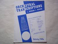 cover of Orchestral Transcriptions. Clarinet 1. Piano (Conductor) completely cued solo violin part (for advanced players)