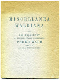 Miscellanea Waldiana. Till 300-årsminnet av…