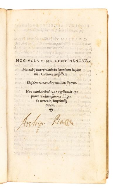 Macrobii interpretatio in somnium...; (photo 2)