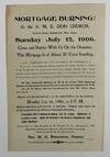 Mortgage Burning at the A.M.E. Zion Church, Atlantic Street, Hackensack, New Jersey