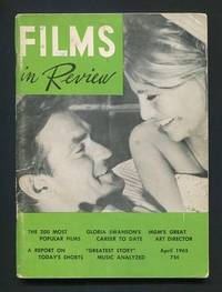 Films in Review (April 1965) [cover: Rod Taylor and Julie Christie in  YOUNG CASSIDY] [*Gilbert Roland's copy*]