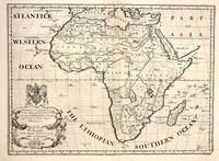 A New Map of Africk Shewing Its Present General Divisions, Chief Cities or Towns, Rivers, Mountains &c