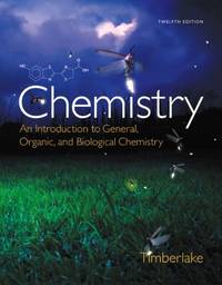 cover of Chemistry: An Introduction to General, Organic, and Biological Chemistry