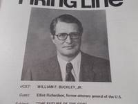 Firing Line Program Transcript (No. 120 1974) William F. Buckley, Jr. (Host) Elliot Richardson (Guest) "The Future of the GOP" (Subject)